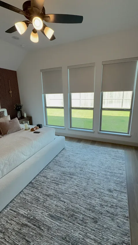 Olive Leaf Blinds window treatment installation 13