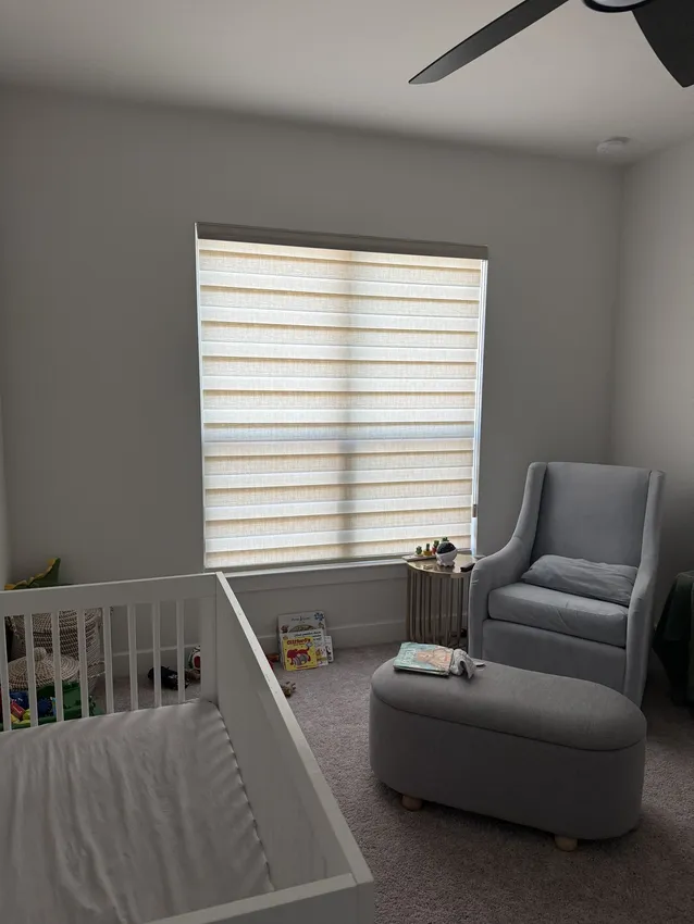 Olive Leaf Blinds window treatment installation 20