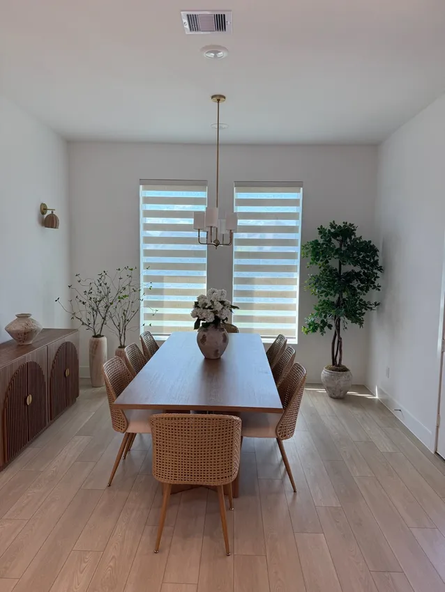Olive Leaf Blinds window treatment installation 21