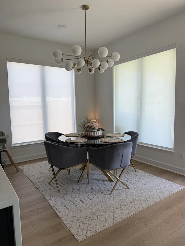 Olive Leaf Blinds window treatment installation 31