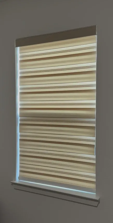 Olive Leaf Blinds window treatment installation 45